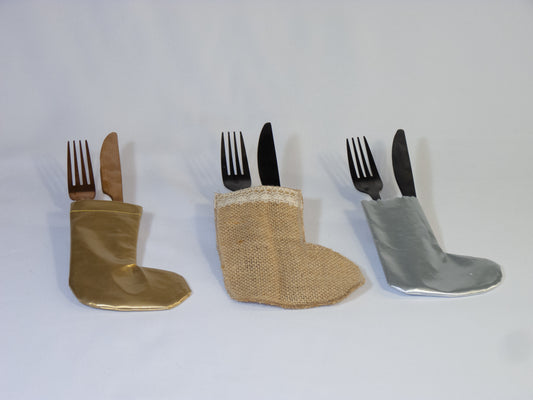 Porte couvert Noël botte