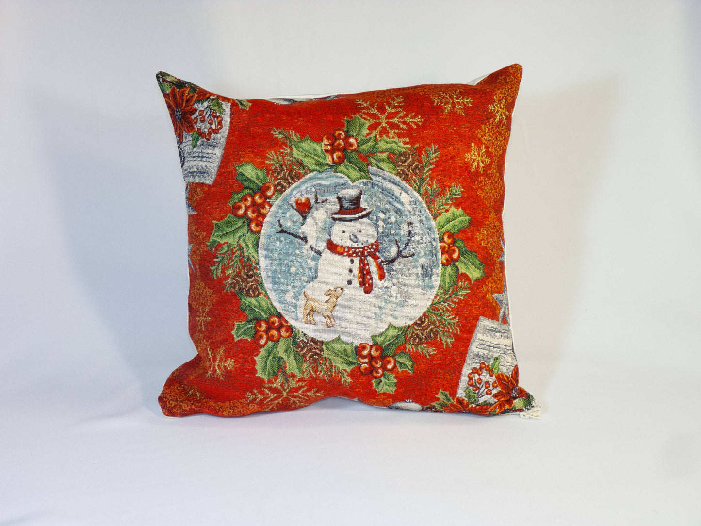 Housse de coussin Noël décors père Noël